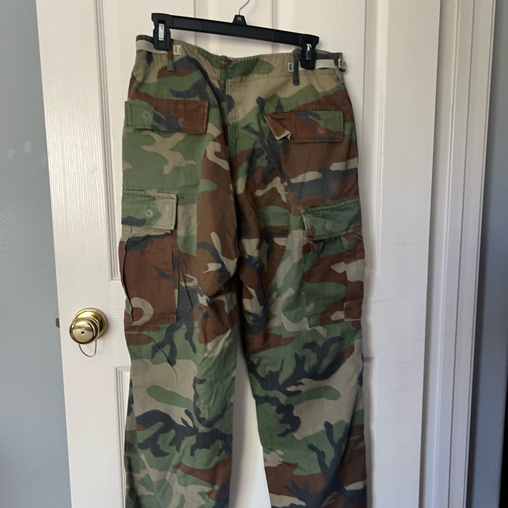 Camouflage, cargo pants used but in excellent condition